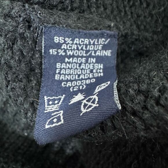 Daniel Hechter Men’s High Neck Sweater Front Stripe 2000s Style Size XL - Picture 6 of 9